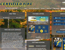 Tablet Screenshot of certifiedtire.com